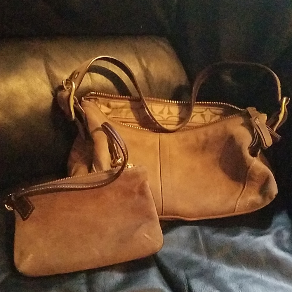 Coach bag and coin purse